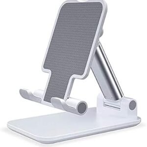 Suporte de Mesa para Celular Ajustável Articulado Tablet Smartphone (Branco)